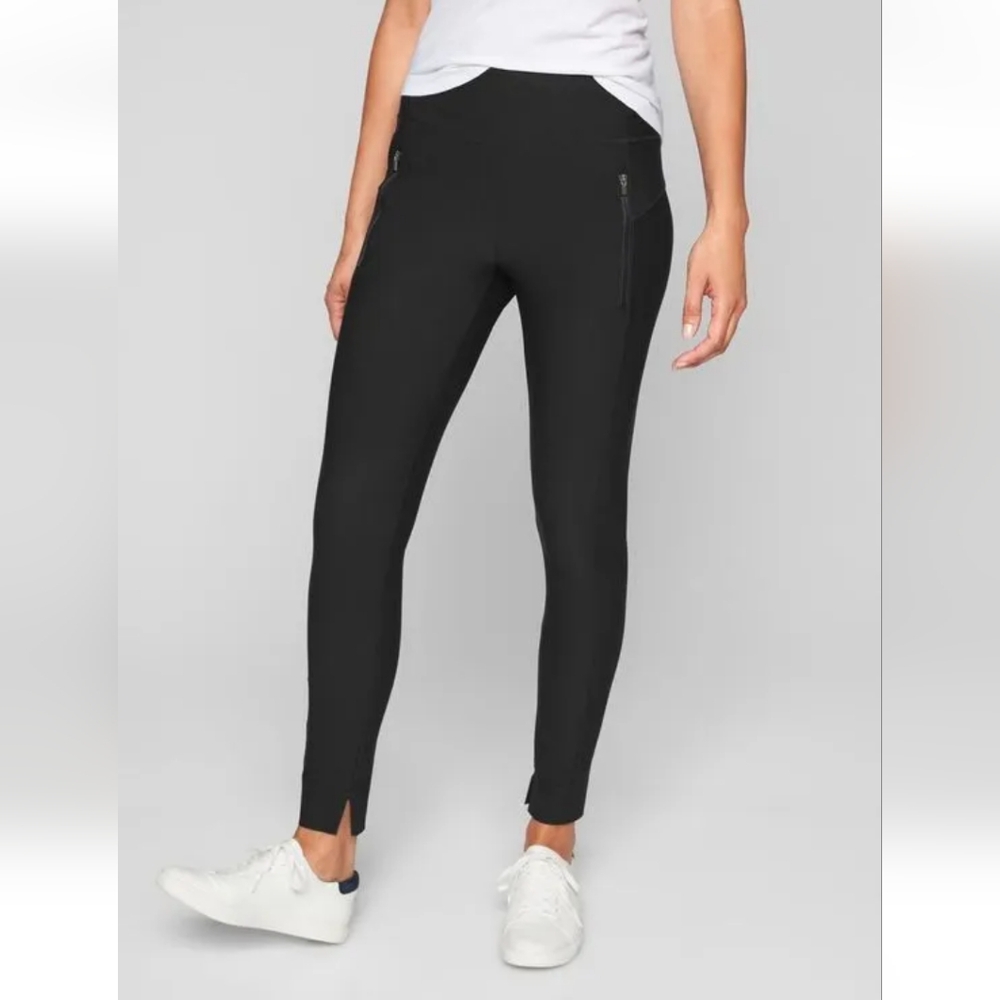 Black Athleta Stellar Tights, Size XXS